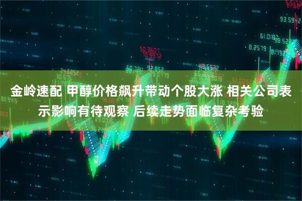 金岭速配 甲醇价格飙升带动个股大涨 相关公司表示影响有待观察 后续走势面临复杂考验